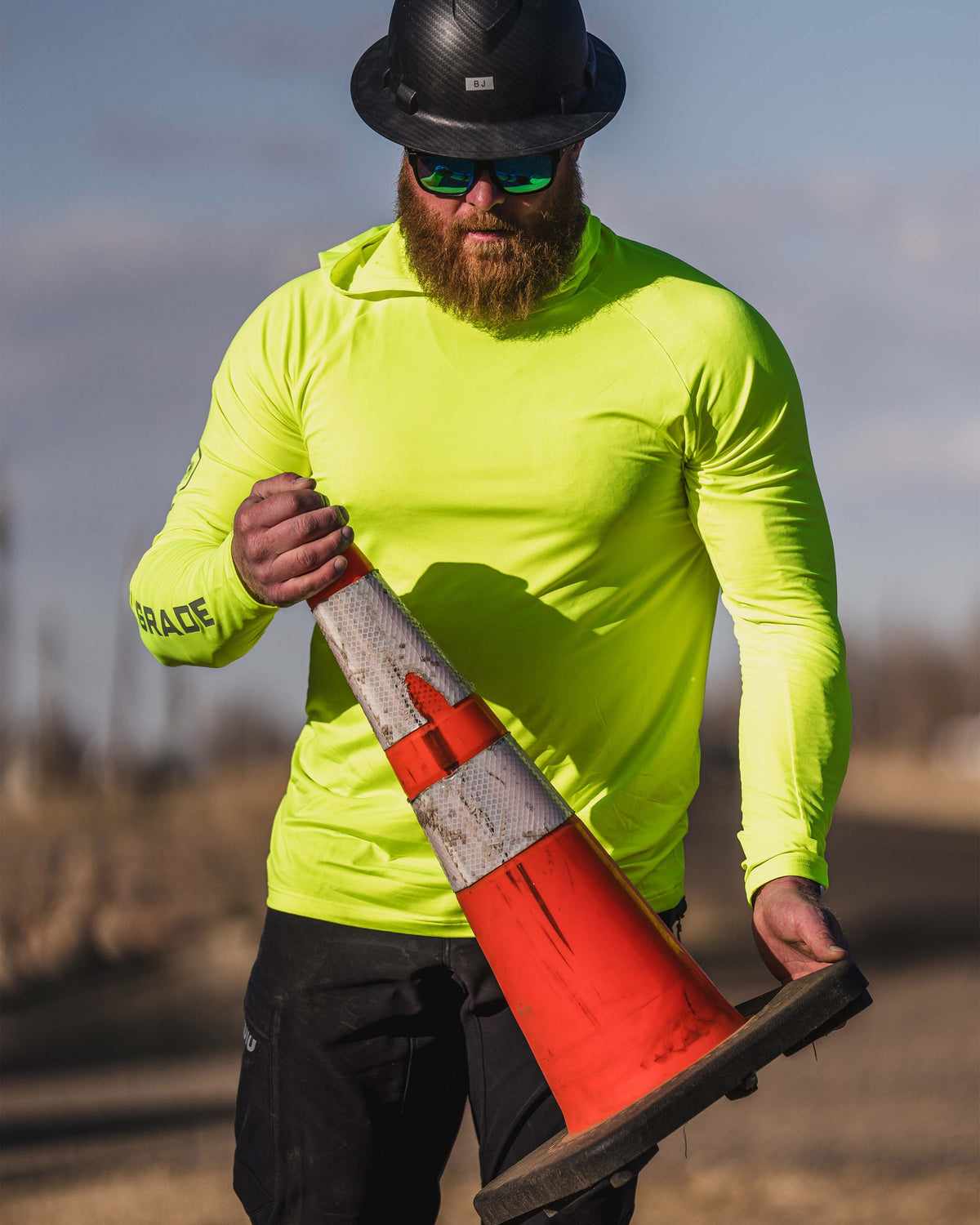 Workgrade Lightweight Work Hoodie - High Visibility Orange – KUIU