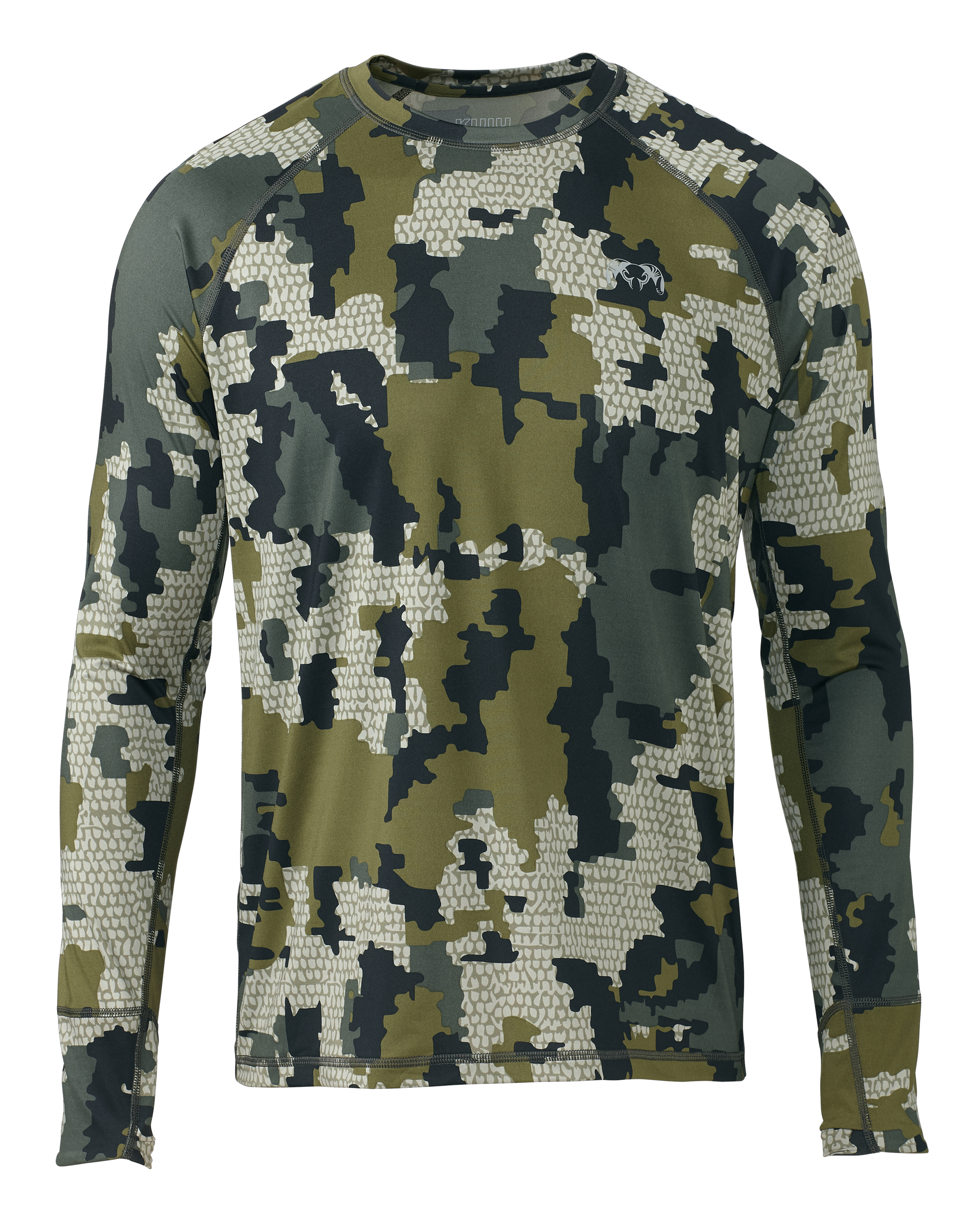 Gila LS Crew Warm Weather Hunting Shirt - Verde Camo | KUIU