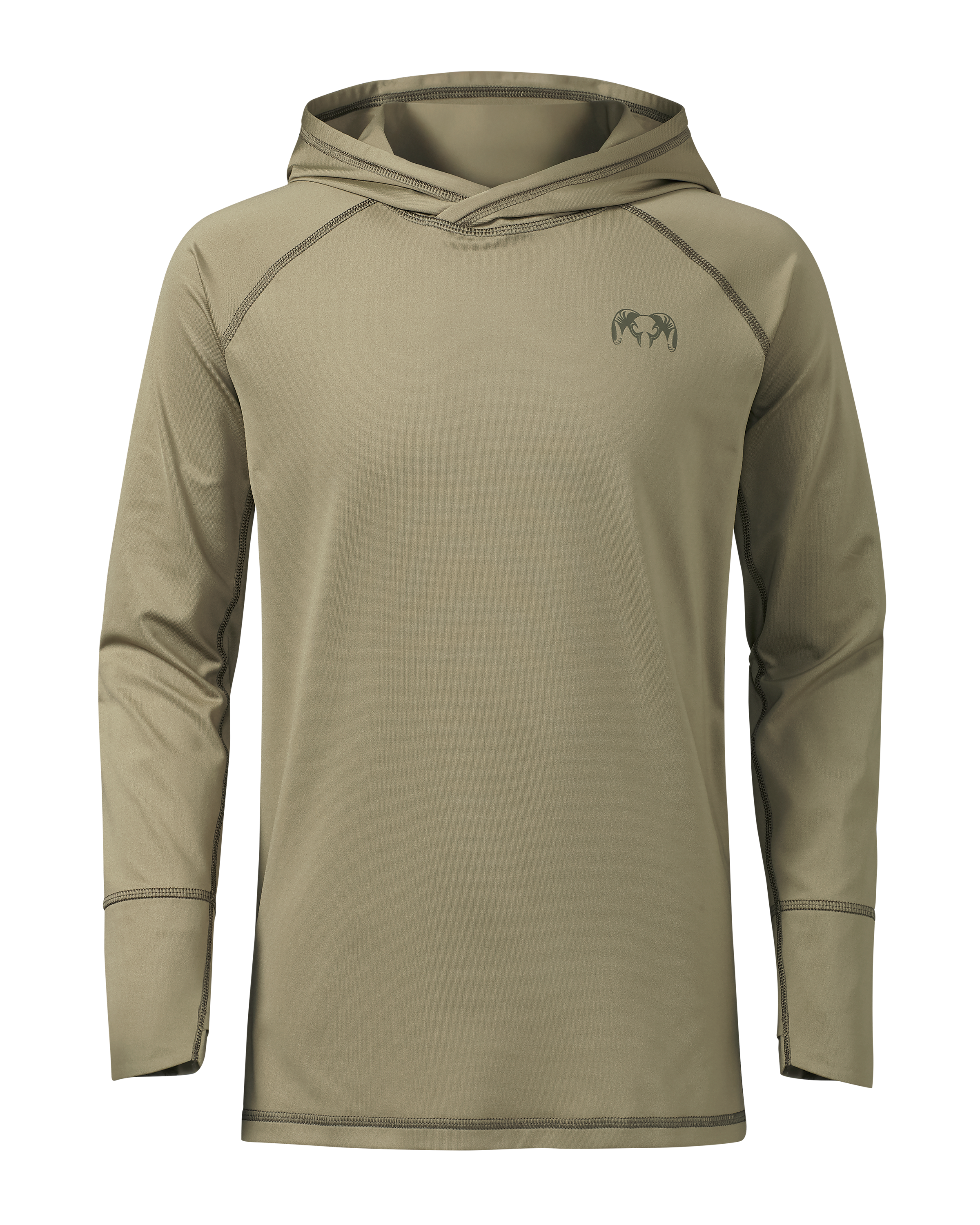 Youth Gila Long Sleeve Hoodie in Khaki | KUIU