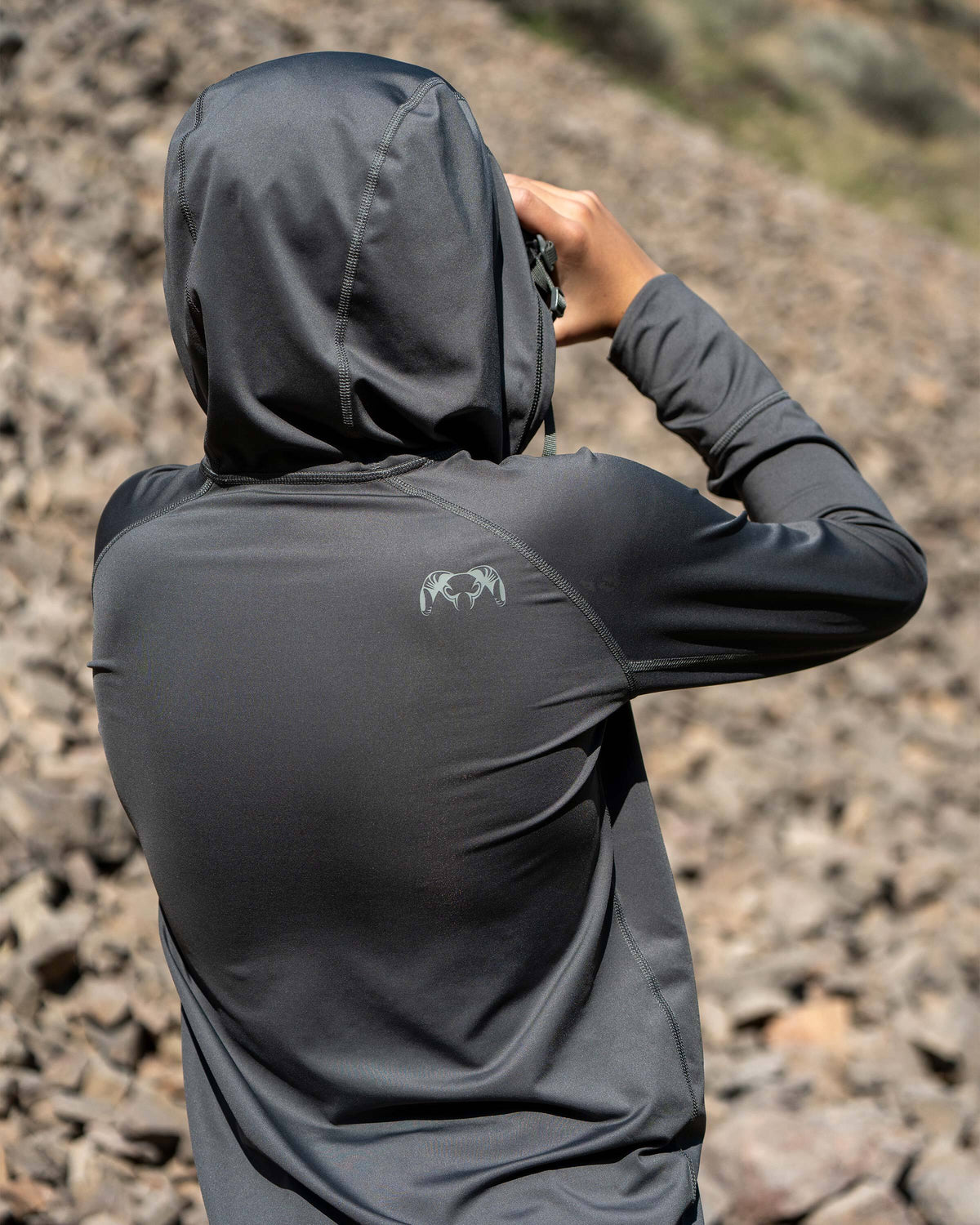 Youth Gila Long Sleeve Hoodie in Stone| KUIU