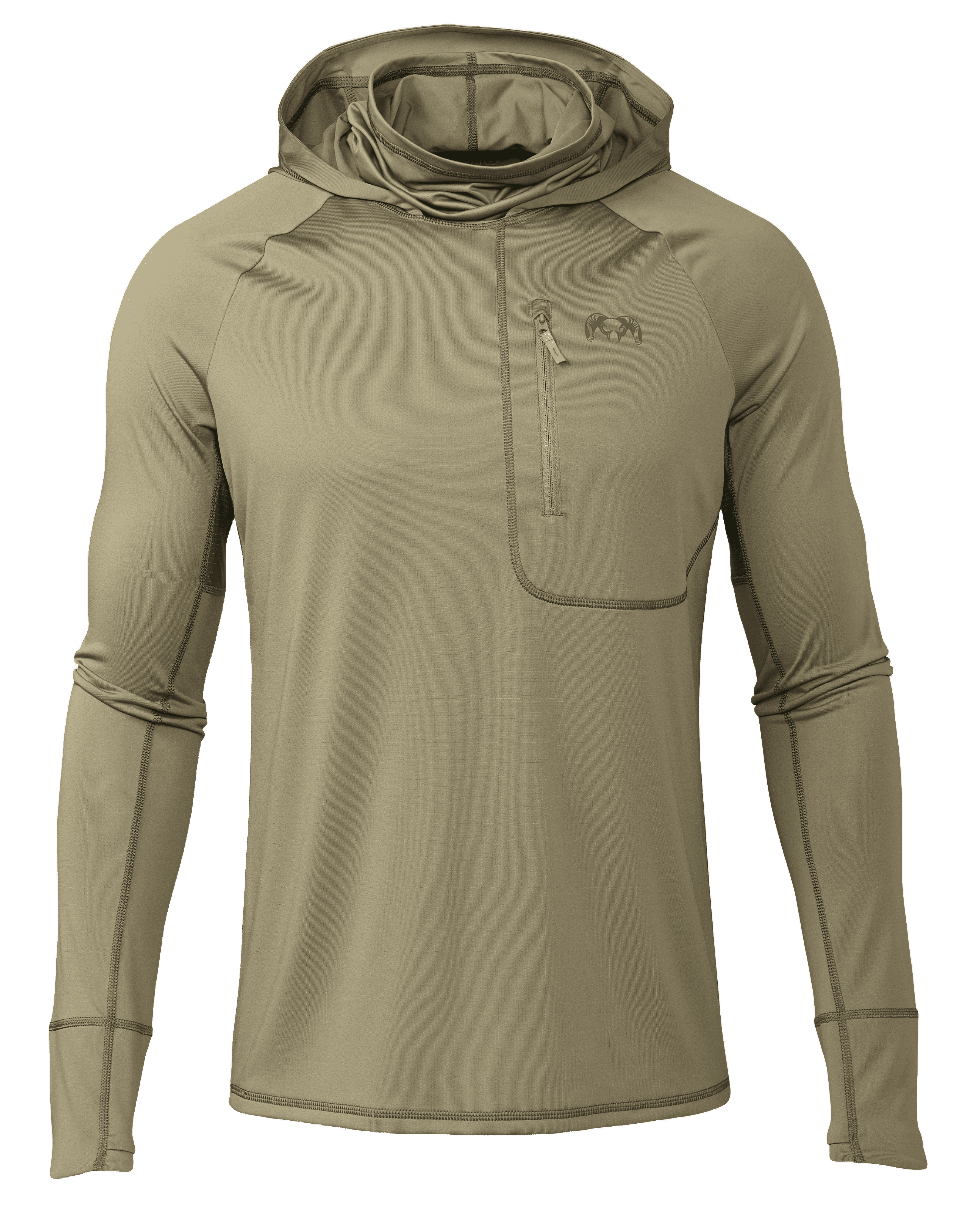 Gila PRO Sun Protection Hot Weather Hoodie - Khaki | KUIU
