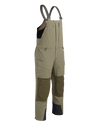 Front of Paragon Storm Shell Bib in Arctic Shadow Khaki