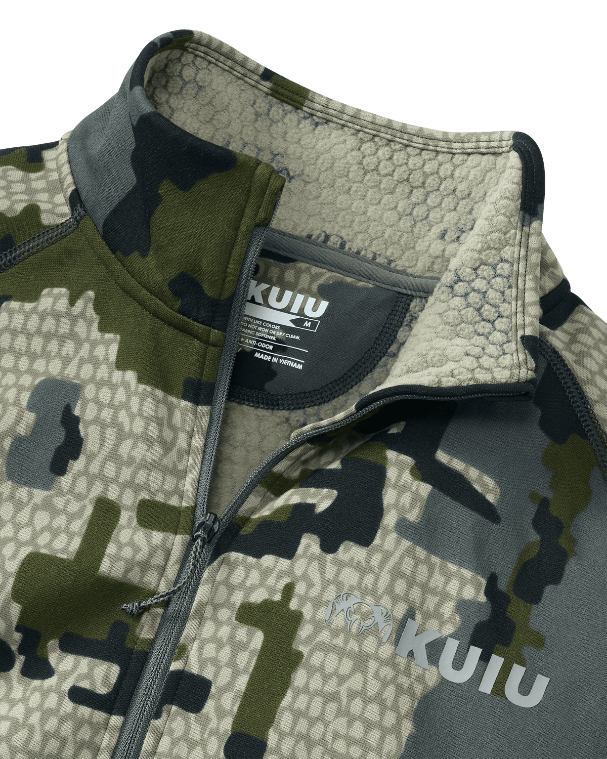 Encounter 200 Fleece Hunting Mid Layer Zip - Verde Camo | KUIU