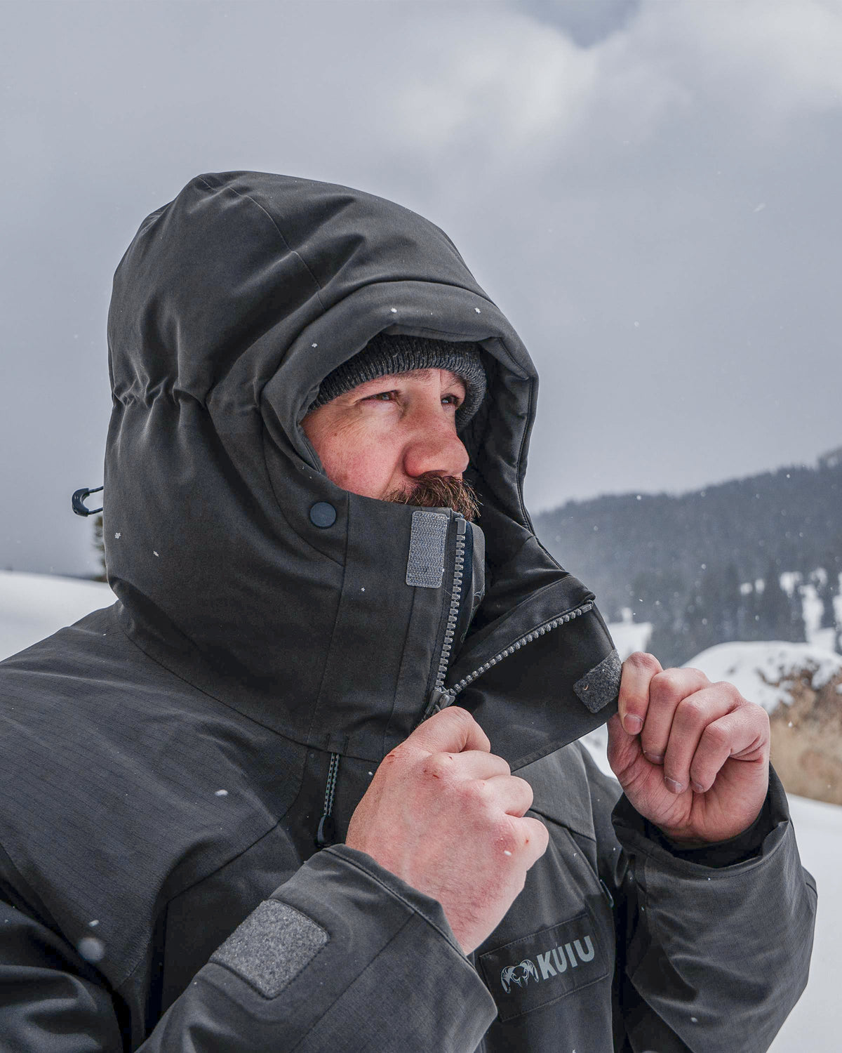 Super Down Arktuk Parka - Extreme Cold Jacket - Asphalt | KUIU