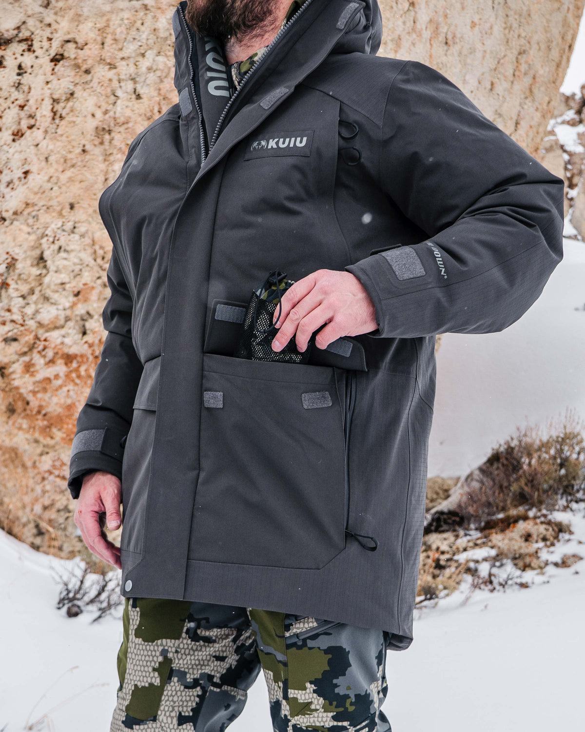 Super Down Arktuk Parka - Extreme Cold Jacket - Asphalt | KUIU