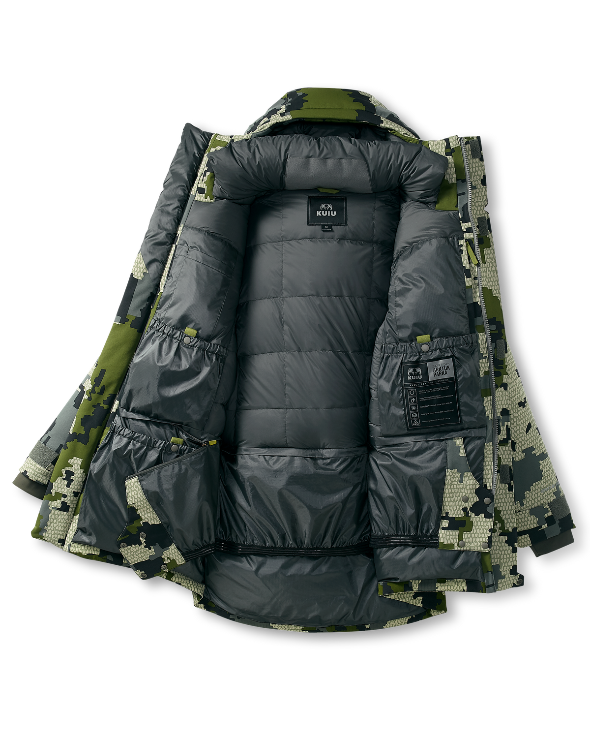 Super Down Arktuk Parka - Extreme Cold Jacket - Verde | KUIU