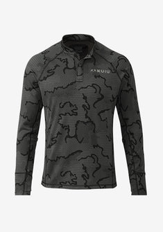 Everyday Apparel on Sale featuring Ridgepoint Fleece Henley in Black Tonal