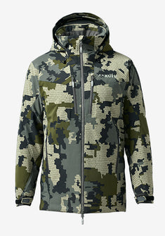 Jackets & Vests on Sale featuring KUIU Kutana Gale Force Hooded Jacket in Verde Camouflage