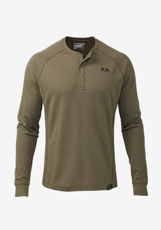 Shirts & Tops on Sale featuring PRO Merino 200 Henley in Ash Brown