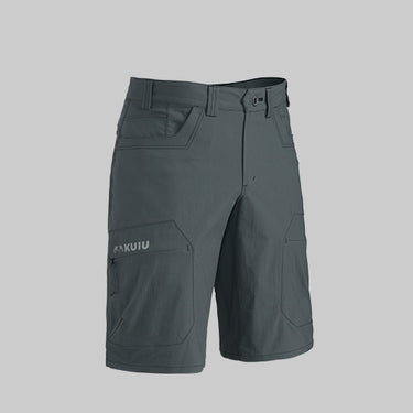 Pants & Shorts on Sale featuring Kutana Stretch Woven 13" Short in Gunmetal Grey