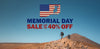 Memorial Day Sale: Up to 40% Off