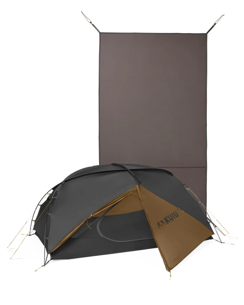 Mountain Star 2 Person Hunting Tent Gunmetal Camel KUIU