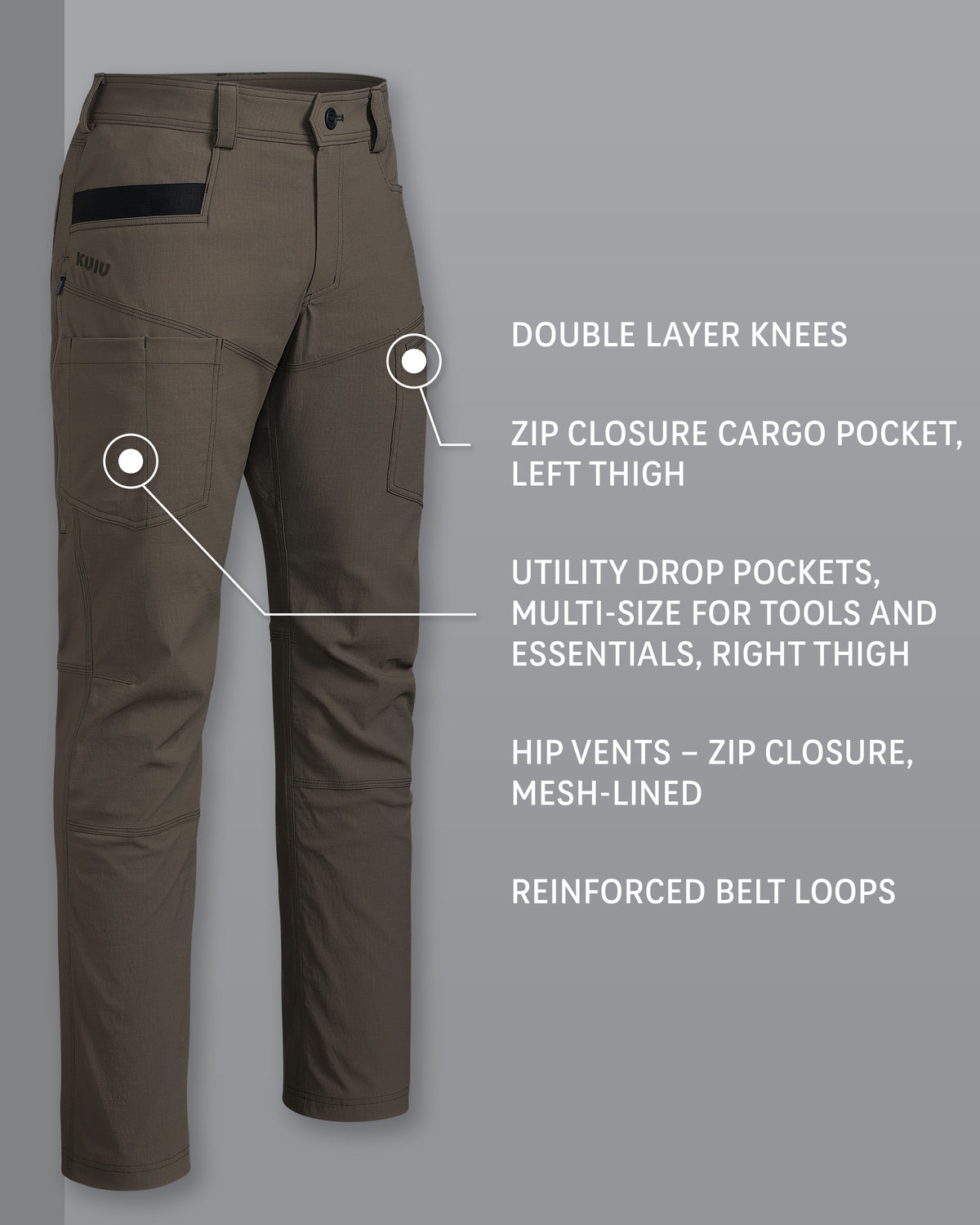 Men's Lightweight Work Pants - Motive Rodeo | KUIU