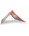 Back of Summit Refuge 3 Person Tent in Gunmetal Orange Color