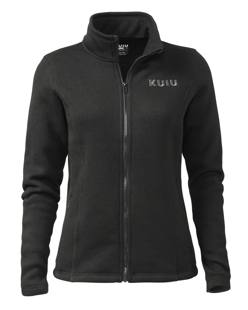 Front of Women's Base Camp Sweater in Black
