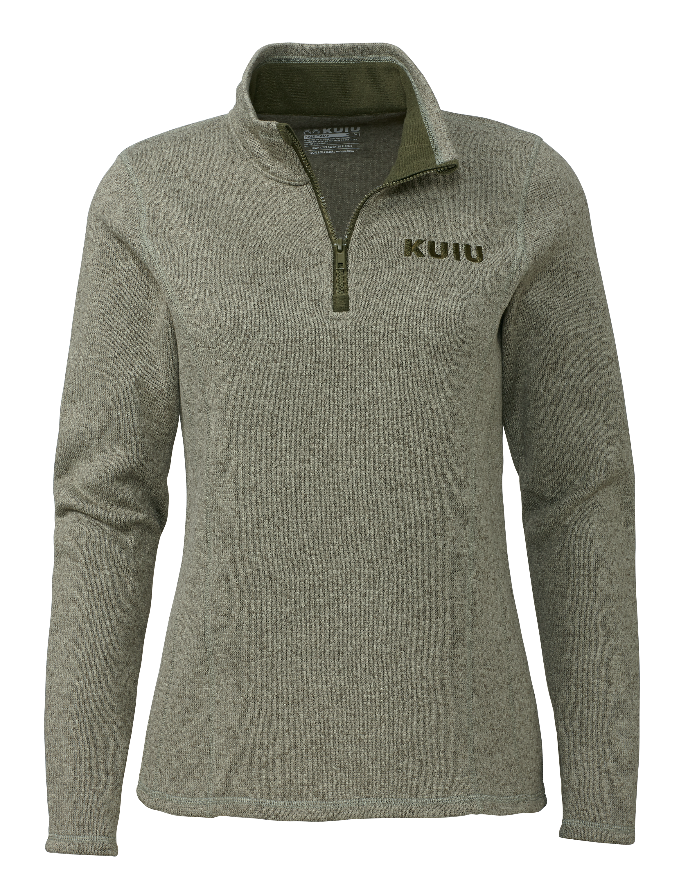 Outlet Women's Base Camp Pullover Sweater | Heather Olive – KUIU