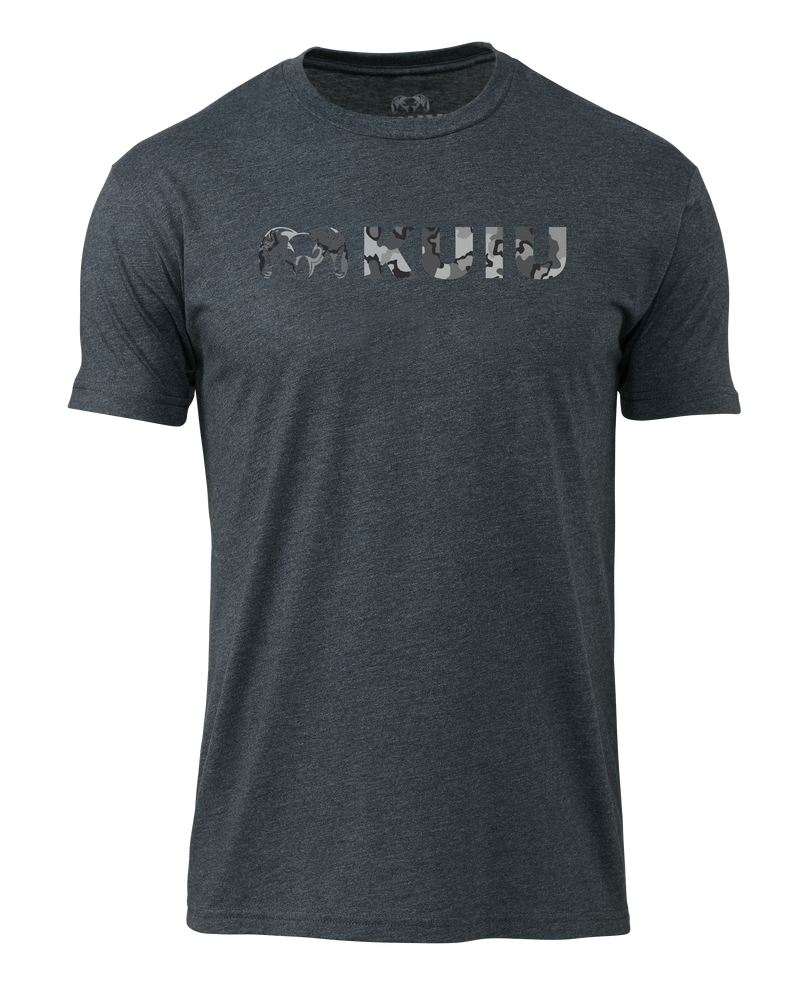 KUIU Vias Storm Logo T-Shirt | Charcoal