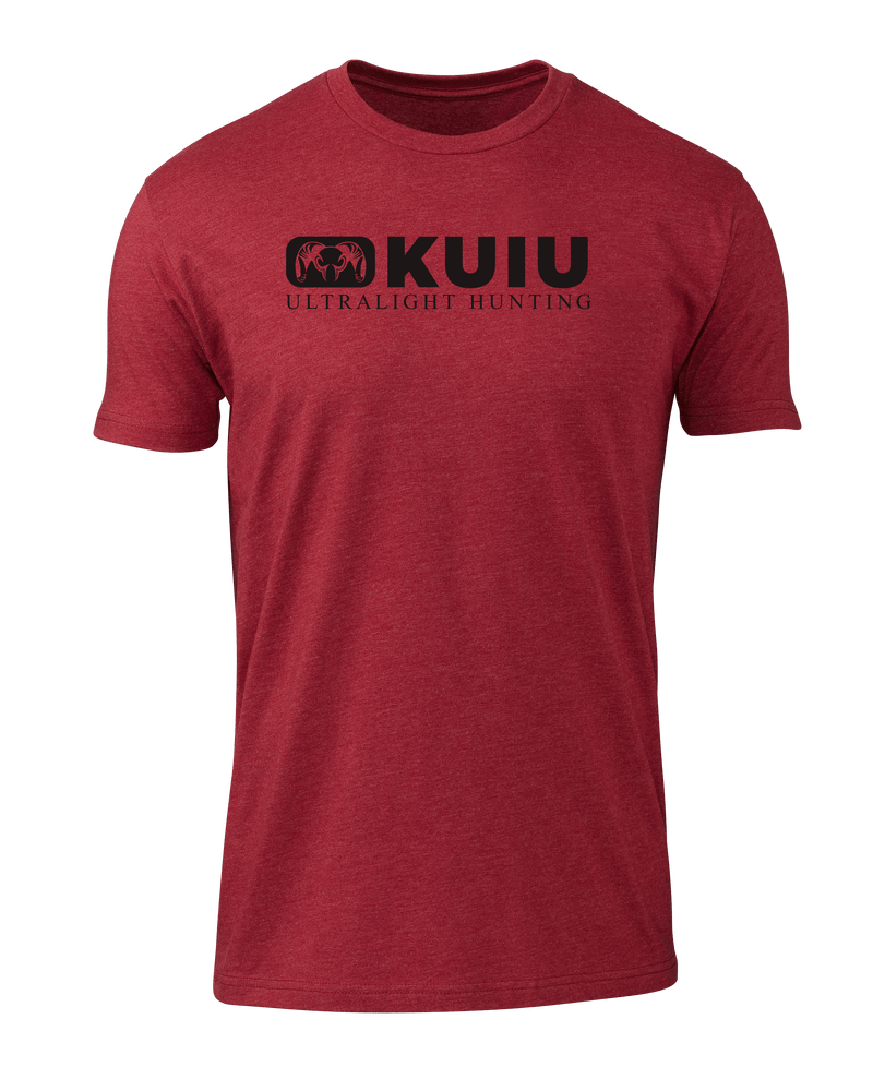 KUIU Block Logo T-Shirt | Cardinal