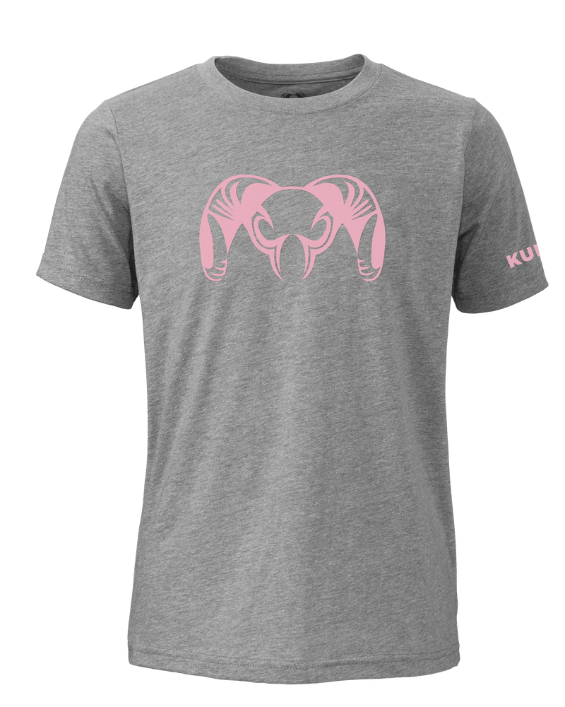 Girl's Big Ram T-Shirt | Heather Grey