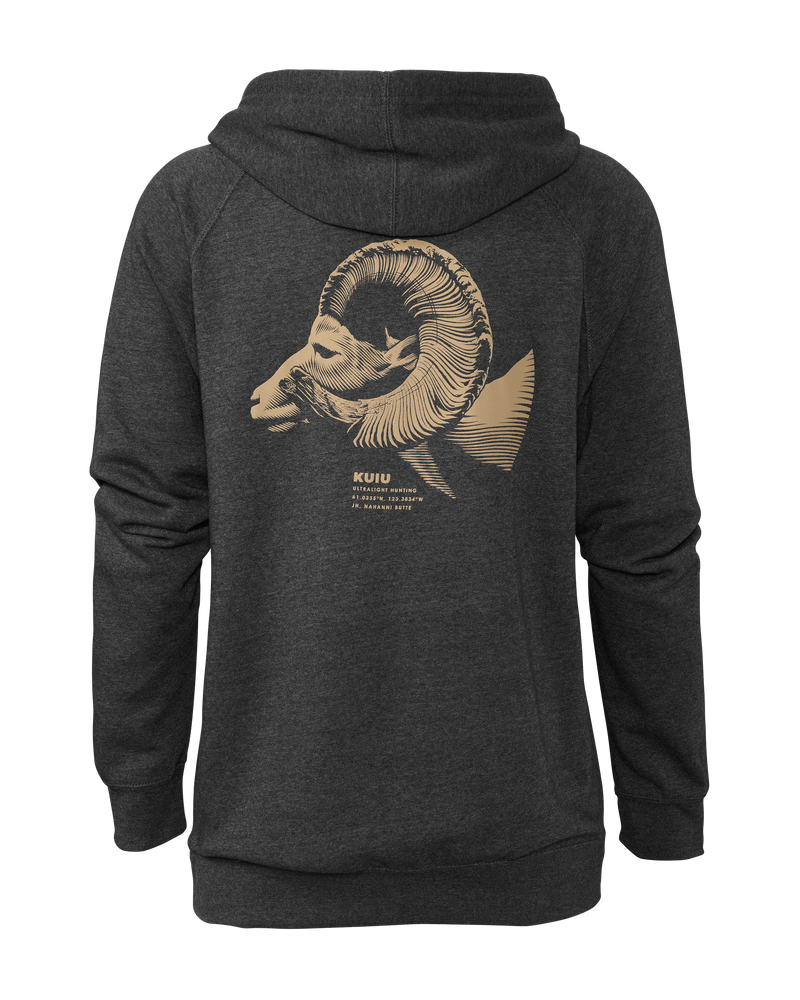 Outlet Women's Nahanni Butte Ram Hoodie | Carbon