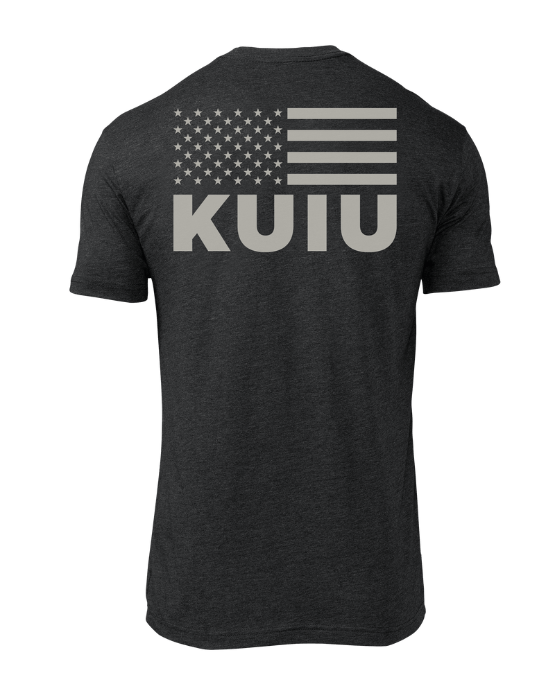 Solid Flag T-Shirt | Charcoal