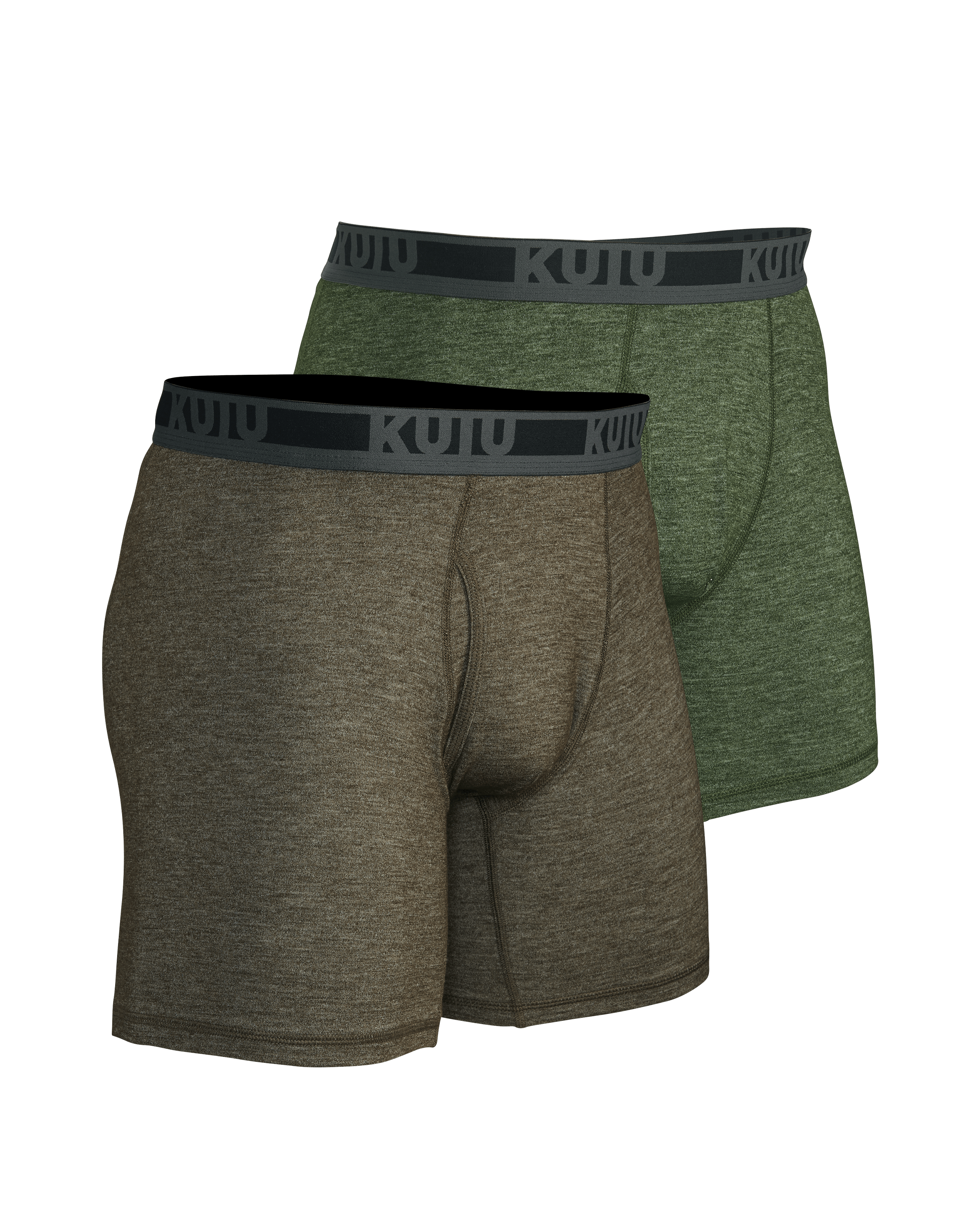 Men's Ultra Merino Boxer Brief 2-Pack - Ash Verde Green