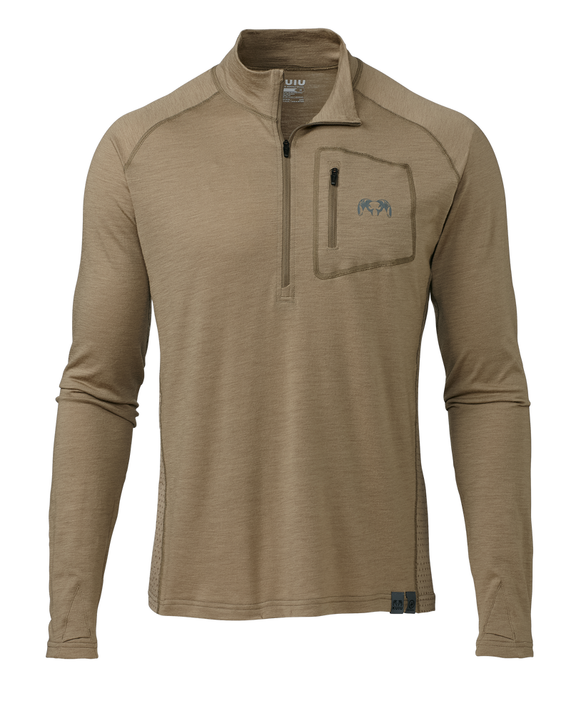 ULTRA Merino 145 Zip-T Hunting Shirt | Khaki