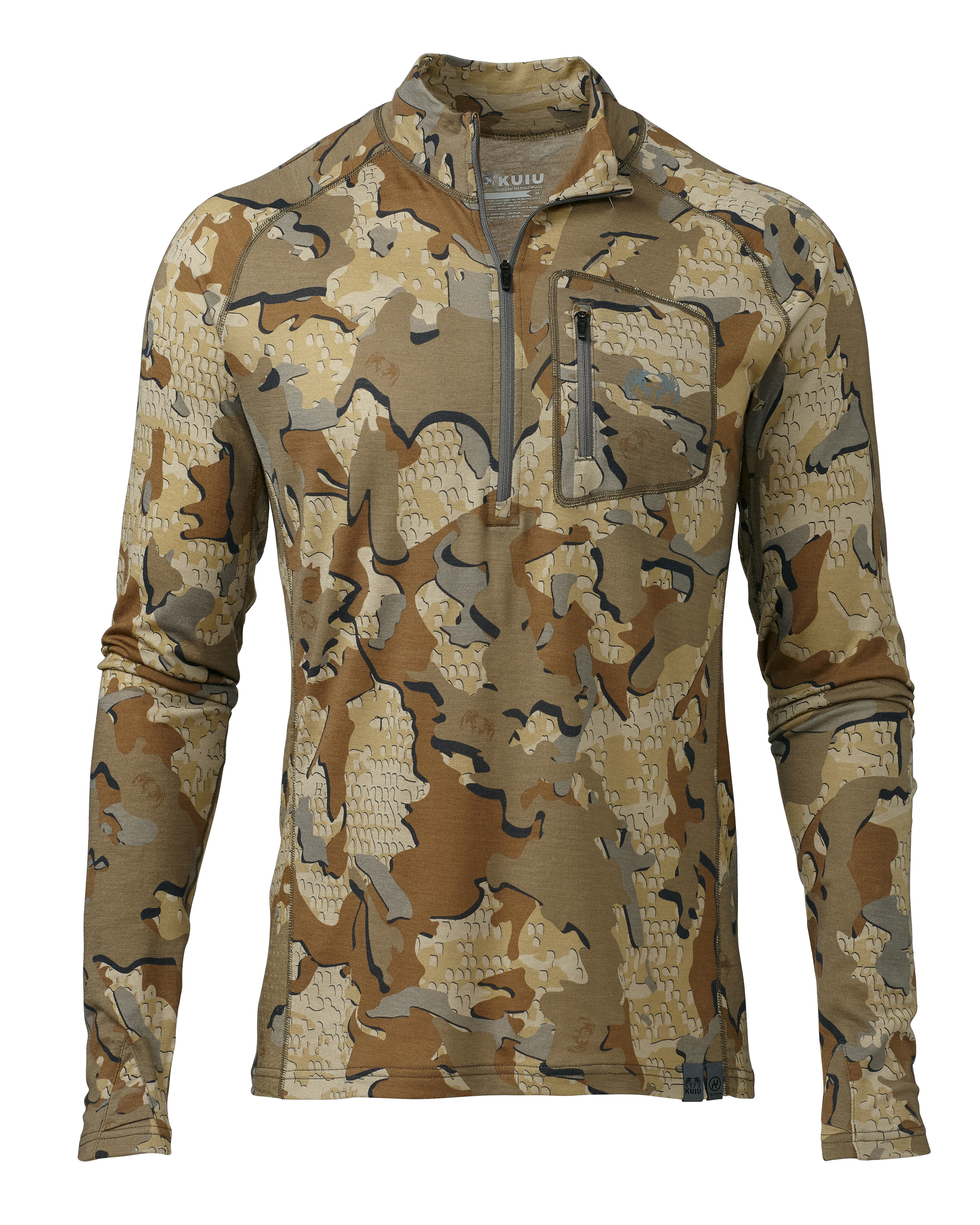 ULTRA Merino 145 Camo Half Zip Pullover - Valo Camo | KUIU