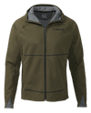 Front of Peloton 240 Full Zip Hoodie in Olive