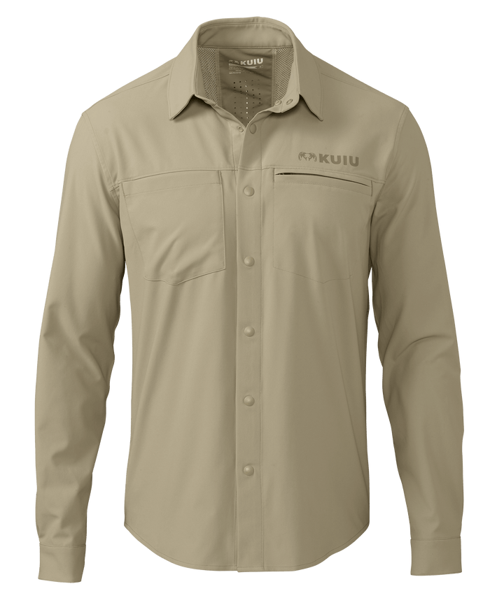Outlet Mesa Vented LS Snap Shirt | Bone – KUIU