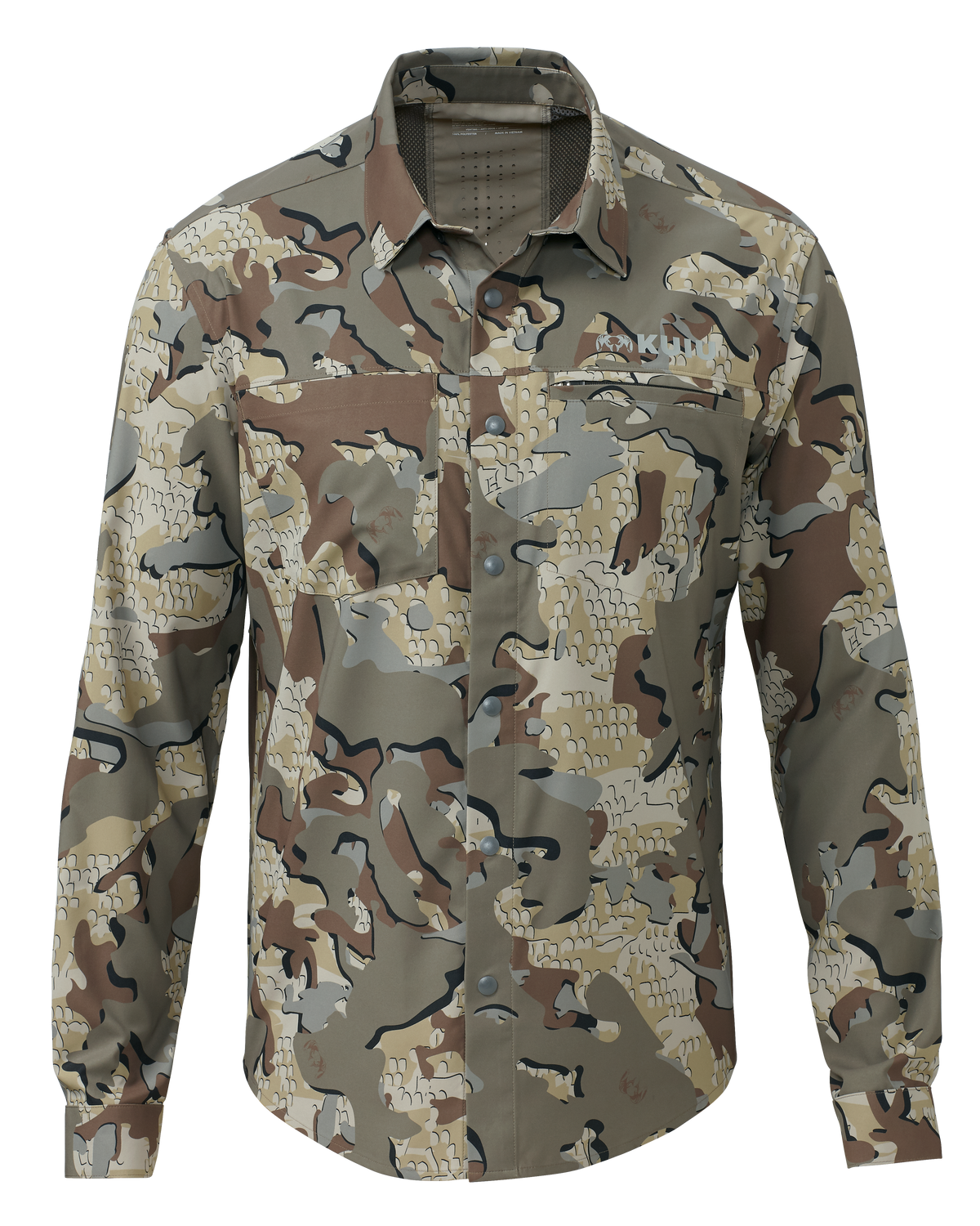 KUIU Mesa Vented Long Sleeves Snap Shirt in Valo