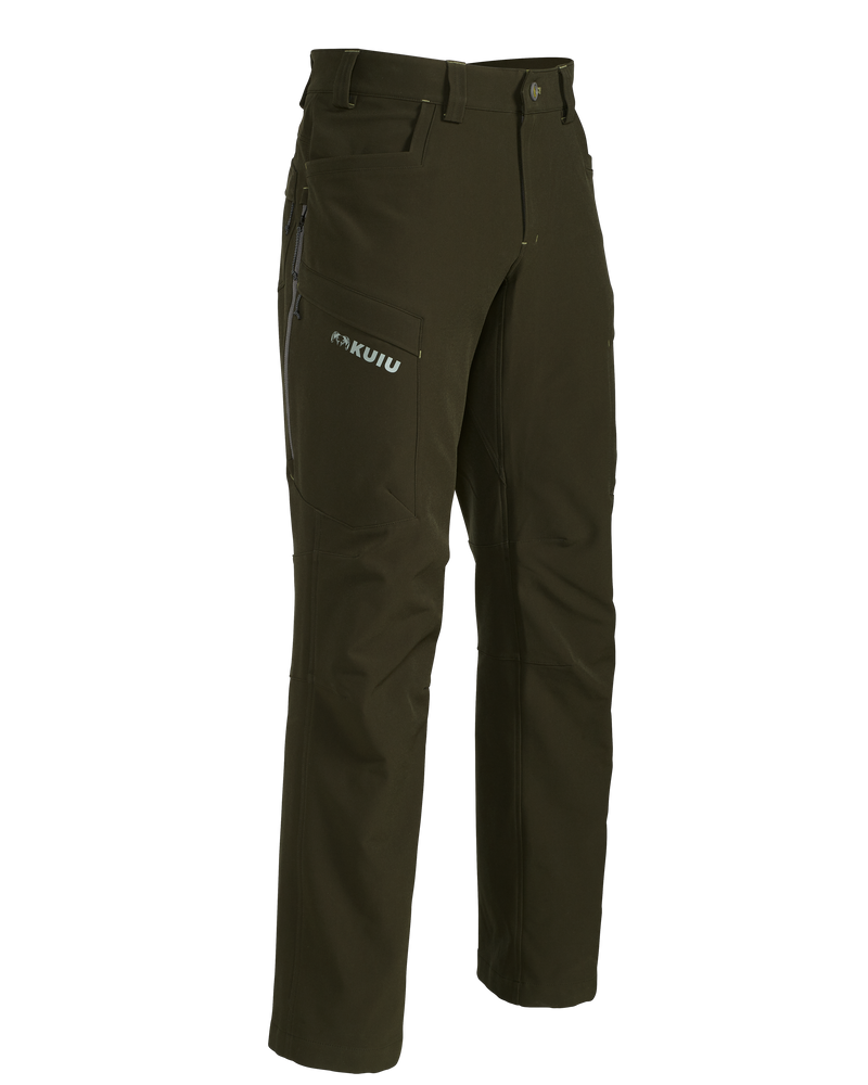Front of Attack Pant in Loden Green Color