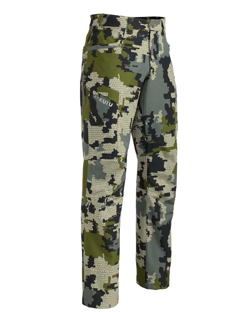 Front of Attack Pant in Verde Camouflage