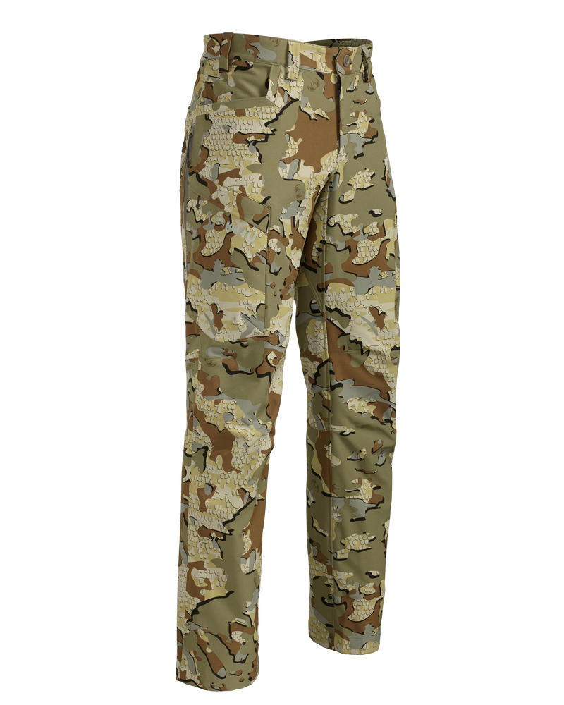 Front of Attack Pant in Valo Camouflage