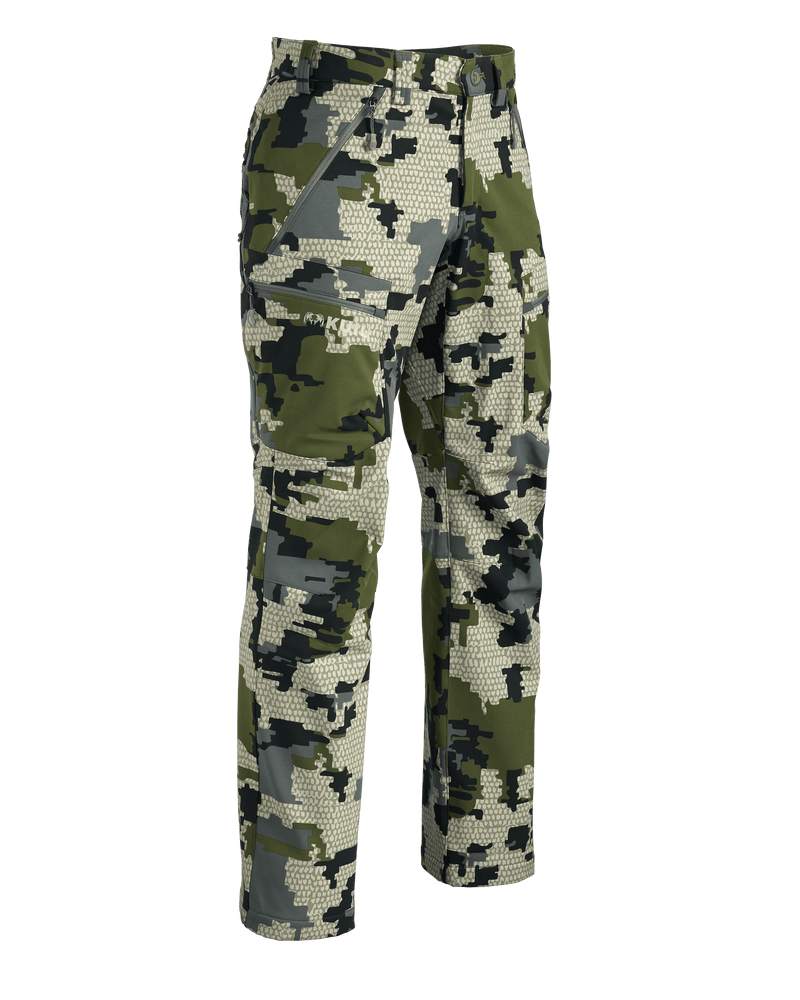 Front of Guide Pant in Verde Camouflage