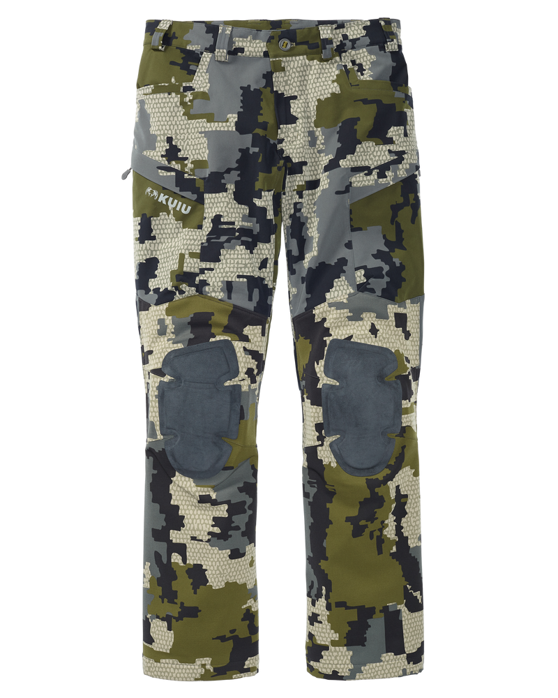 Front of Talus Hybrid Pant in Verde Camouflage
