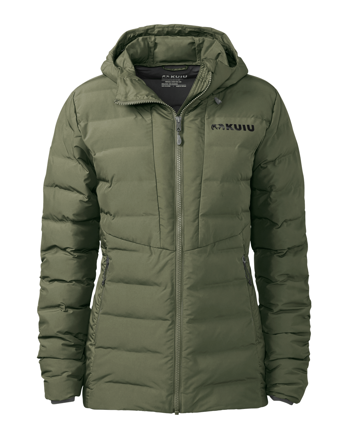 Womens green hooded jacket new arrivals