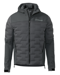 Axis Thermal Hybrid Hooded Jacket | Gunmetal