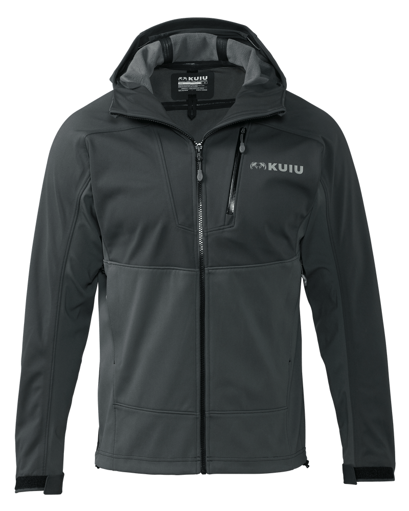 Axis Hybrid Hooded Jacket | Gunmetal