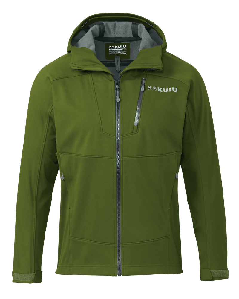 Axis Hybrid Hooded Jacket | Verde Green