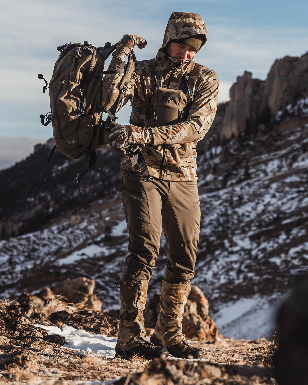 Axis Thermal Hybrid Hooded Jacket | Verde – KUIU