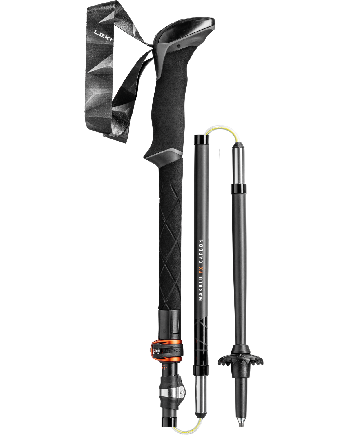 LEKI Makalu FX Carbon Trekking Pole Set Black KUIU