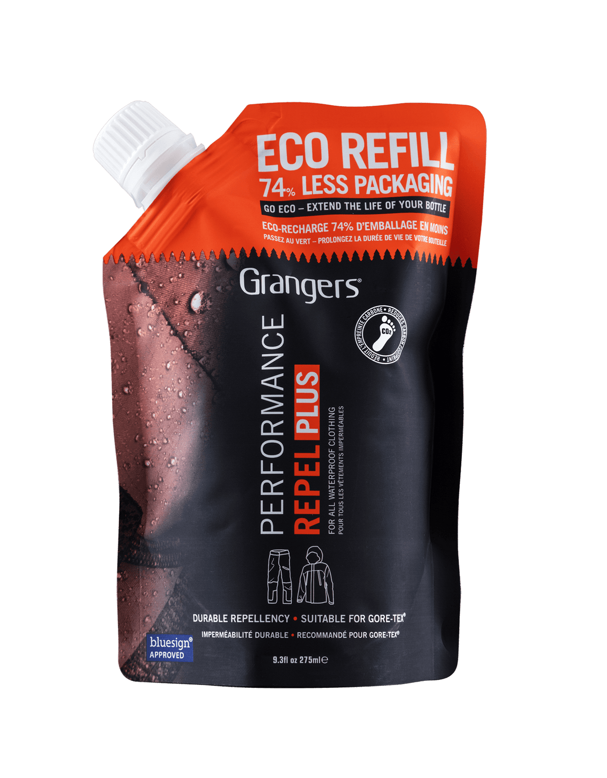 Spray Impermeabilizante Spray Repelente Al Agua Grangers Performance Repel Plus - 275 Ml, Sin PFC, Restaura Tejidos Técnicos Grangers Performance Repel 275ml