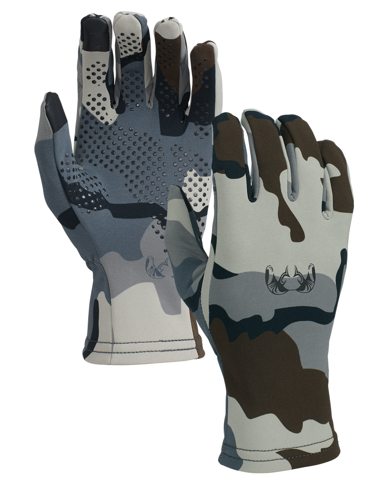 Front and Back of StrongFleece 220 Glove in Vias Camouflage
