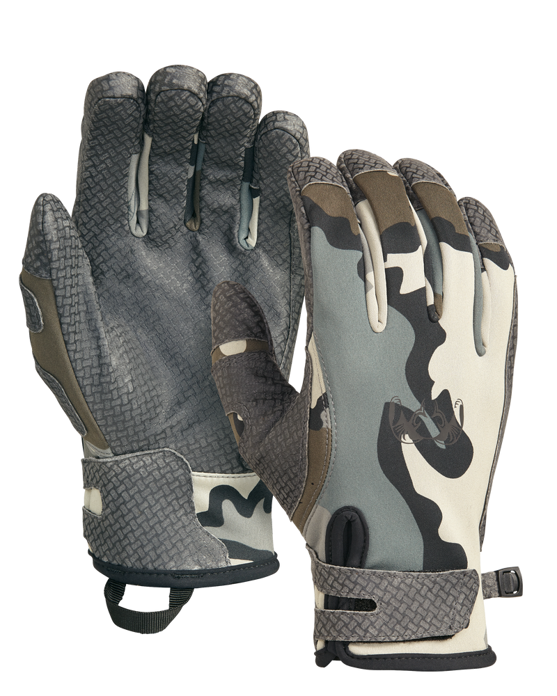 Front and Back of Guide X Glove in Vias Camouflage