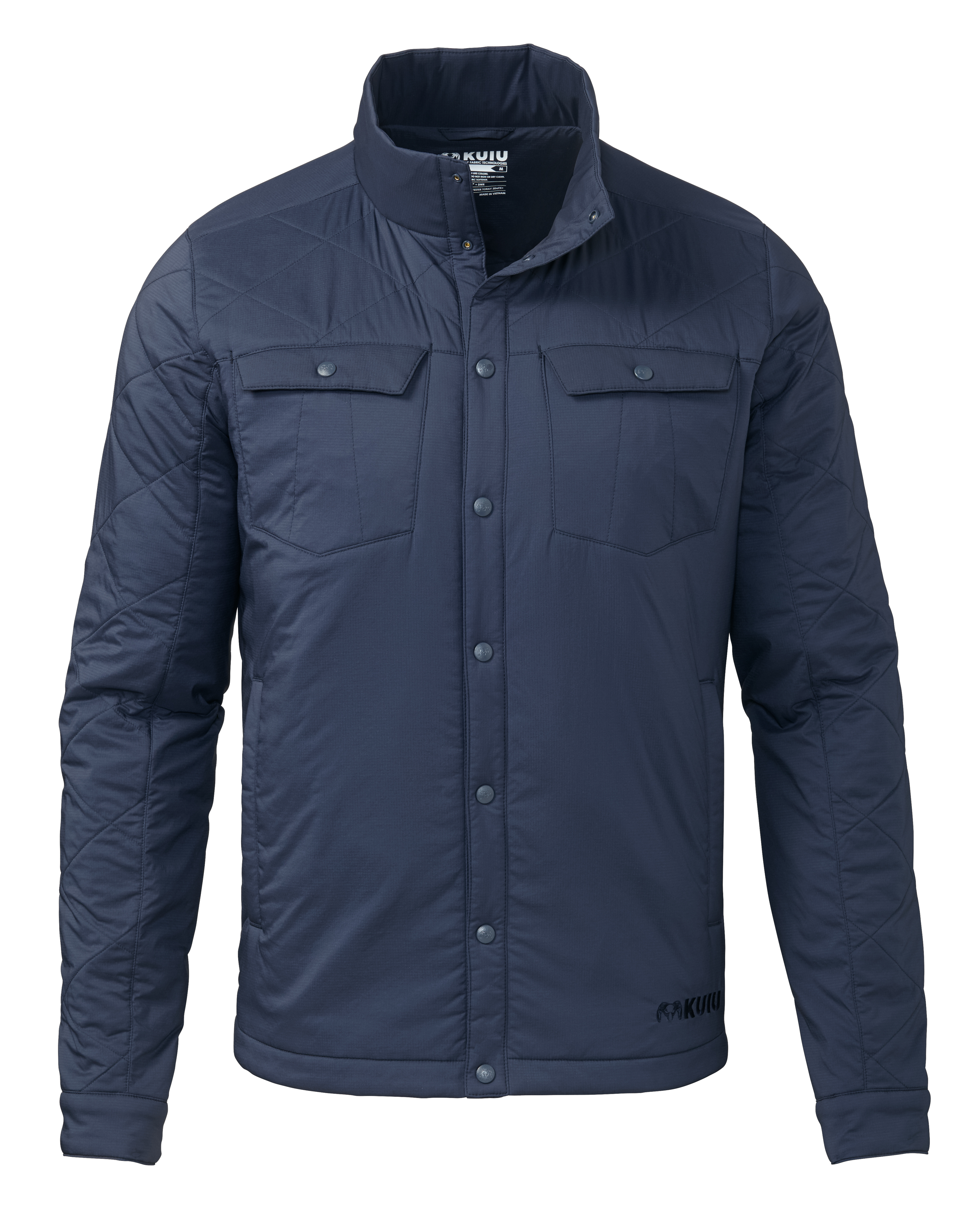 Base Camp Insulated Snap Shirt Jacket - Steel Blue | KUIU