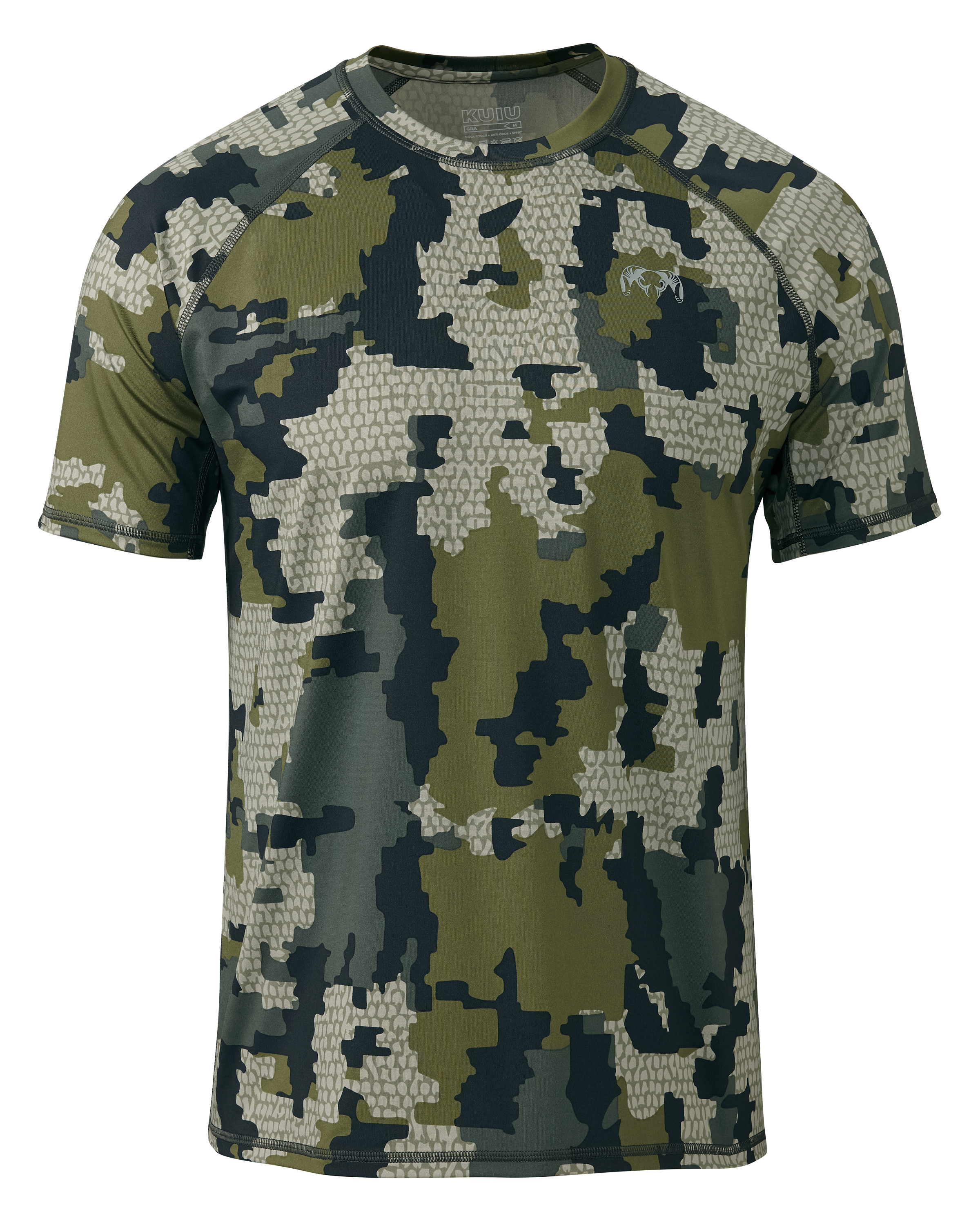 New BRIEFING MS CAMO JQ CREW NECK KNIT