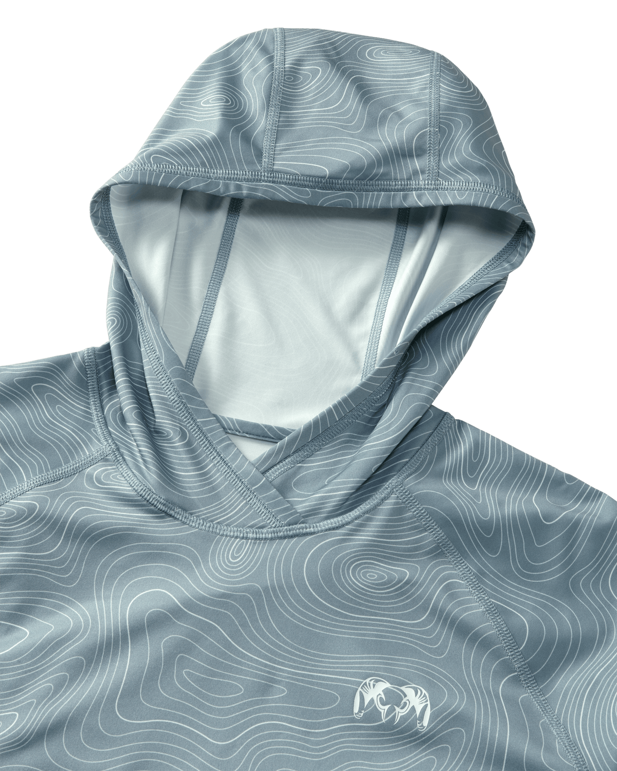 Gila LS Hoodie Topo | Skyline Topo Print – KUIU
